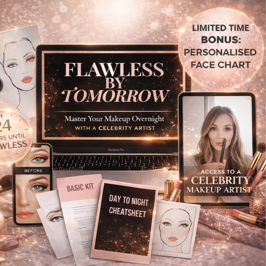 Flawless by Tomorrow [Live Intake Now Open] Completely transform your makeup by this time tomorrow - by Makeup Artist to the Stars